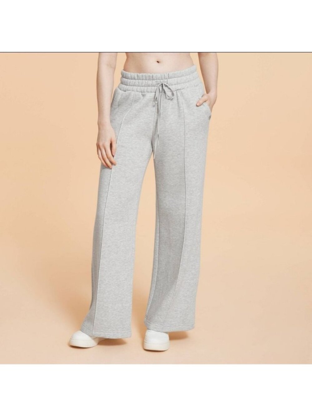 Blogilates Women Travel Trouser High-Rise Wide Leg Sweatpants Xl (WL470)